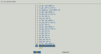 Langue polonaise dans la console Debian 11